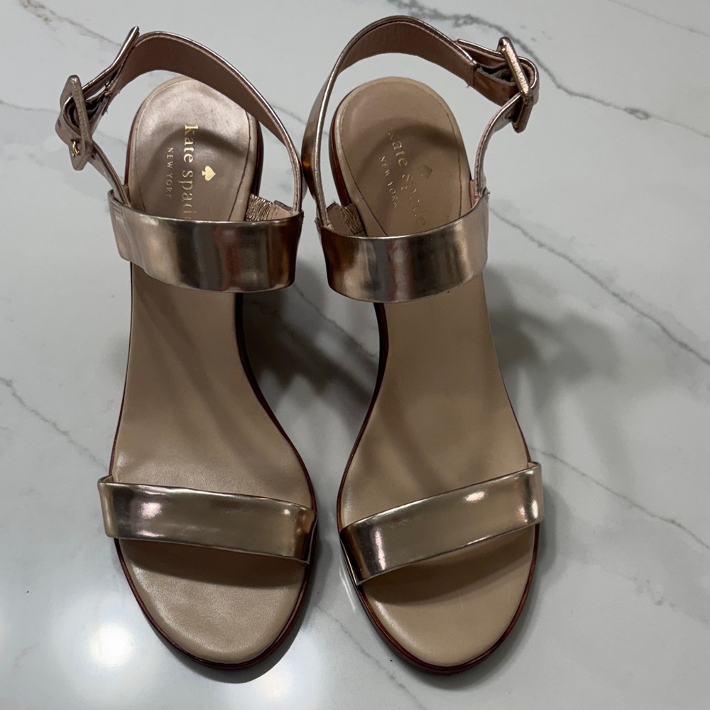Kate Spade Rose Gold Sandals